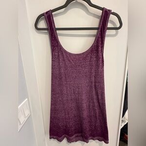We The Free Deep Purple Tank Top Size Large